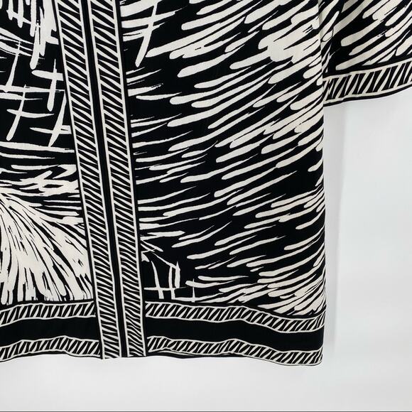 Black and white BCBG Maxazria shirt dress size medium - Picture 2 of 7